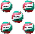 Produktbild: Molten V5M5000-DE Volleyball Wettspielball weiß grün rot Gr 5 5er Paket