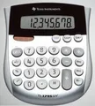 Produktbild: Texas Instruments Mini-Tischrechner TI-1795 SV, Solar- und Batteriebetrieb, 121 x 140 x 26 mm