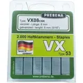 Produktbild: Heftklammern im Blister VX08CNK-B p = 2000 Stck. - Prebena