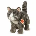 Produktbild: Teddy Hermann Plüschtier Katze Stofftier getigert Tierfigur stehend 20 cm NEU