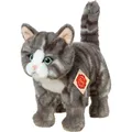 Produktbild: Teddy Hermann Katze stehend, grau, 20 cm