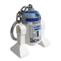 Produktbild: IQ Lego Star Wars - R2D2 Schlüsselanhänger mit LED-Taschenlampe Spielzeuggeschenke für Kinder - 76 mm große Figur - 2 CR2025 Batterien enthalten