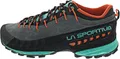 Produktbild: LA SPORTIVA W Tx 4 Blau-Grau - Leichter robuster Damen Leder-Approachschuh, Größe EU 38.5 - Farbe Carbon - Aqua
