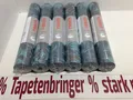 Produktbild: Vliestapete rasch 6x 704143 (6Rollen) Blättermuster Petrol Blau Glanz Restposten