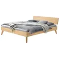 Produktbild: HASENA Massivholzbett Ancona 180 x 200 cm Holz Eiche Bianco