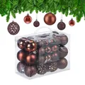 Produktbild: Weihnachtskugeln Weihnachtsbaumkugeln Christbaumkugelset Baumschmuckset 50 Stück