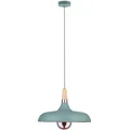 Produktbild: Paulmann Neordic Pendelleuchte Juna  E27   max. 20W Softgrün Kupfer Holz dimmbar Metall Holz 79655