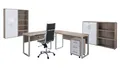 Produktbild: BMG Möbel Büromöbel-Set Office Edition Set 1, (Büro Sparset, 6-tlg), Schränke abschließbar, Regale mit verstellbaren Einlegeböden