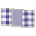 Produktbild: Küchentücher Geschirrtücher Kracht Küchentuch Halbleinen 50x70 Karo 3er Set Blau