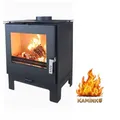 Produktbild: 🔥 Modern Kaminofen VERSO RHEIA L – 5 kW | Kamine | Holzofen | EKK A | BimSchV 2
