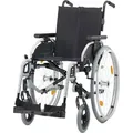 Produktbild: Leichtgewichtrollstuhl Pyro light optima mit Kombiarmlehnen, Polyurethansilber-metallic>>>>SB 40 cm