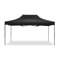 Produktbild: Rennzelt 3x4,5m faltbar / Faltpavillon Tourtecs für die Rennstrecke schwarz