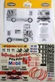 Produktbild: Dekorbogen 1:10 Atego Race Truck Aufkleber Carson 69140