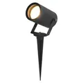 Produktbild: hoftronic LED Gartenstrahler GU10 Fassung Dimmbar IP65 Schwarz - Schwarz