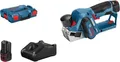 Produktbild: Bosch Professional Akku-Hobel GHO 12V-20 | 06015A7001 | 12V | 2x 3.0Ah Akku | L-Boxx | 56 mm Hobelbreite | Blau