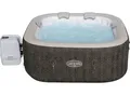 Produktbild: Bestway® LAY-Z-SPA® Energiespar-Whirlpool Cabo HydroJet™ mit App-Steuerung, für 6 Personen 180 x 180 x 71 cm, Kreuzgeflecht-Optik (Eichengrau)
