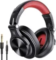 Produktbild: OneOdio Bluetooth Kopfhörer Over Ear, 72 Stdn HiFi Stereo Kopfhörer Kabellos, Wireless Headphones mit 6.35mm & 3.5mm Klinke für Studio DJ Handy PC AMP - Rot