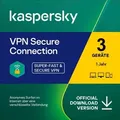 Produktbild: Kaspersky VPN Secure Connection, 3 Geräte -1 Jahr, Download, ESD