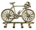 Produktbild: Wandgarderobe Rennrad Garderobe Fahrrad Messing Antik-Stil