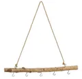 Produktbild: Macosa Home Hängedekoration Fensterdeko Hängezweig Hängedeko Landhaus Zweig Dekohänger (1 St., Wanddeko Holz natur), Deko-AST Birkenholz mit Haken zum hängen Hängeast Holzstange