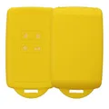 Produktbild: kwmobile Autoschlüssel Hülle kompatibel mit Renault 4-Tasten Smartkey Autoschlüssel (nur Keyless Go) - Silikon Schutzhülle Schlüsselhülle Cover in Strahlend Gelb