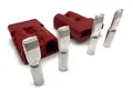 Produktbild: eXODA Kabelverbinder-Sortiment Batterie Stecker 175A 16 mm² rot Set für Gabelstapler Kabel, 2 Stecker, bestehend aus jeweils 1x Gehäuse und 2x Kontakte
