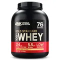Produktbild: Optimum Nutrition Gold Standard 100% Whey, Proteinpulver, Geschmack French Vanilla Crème, 2.28kg, 76 Portionen