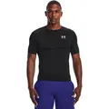 Produktbild: Under Armour® Trainingsshirt UA HG ARMOUR COMP SS (1-tlg) Rundhalsausschnitt, leichtes Material, atmungsaktiv schwarz XS (40/42)