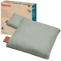 Produktbild: Beurer MG 139 Akku-Massagekissen mit Wärmefunktion, kabelloses Shiatsu-Massagekissen, zuschaltbare Wärme, hergestellt aus recyceltem Material, Maschinenwaschbar, Abschaltautomatik, 40 x 40 cm, Mint