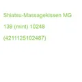 Produktbild: Shiatsu-Massagekissen MG 139 (mint) 10248 (4211125102487)