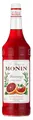 Produktbild: Monin Sirup Blutorange (1 x 1,0l) - für Cocktails und Desserts - natürlicher Geschmack - kreative Anwendungen