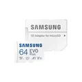 Produktbild: SAMSUNG Speicherkarte microSD EVO PLUS (2024) 64 GB