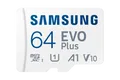 Produktbild: Samsung EVO Plus 2024 microSD-Speicherkarte inkl. SD-Adapter, 64 GB Speicherkapazität, UHS-I U3, Full HD & 4K UHD, 160 MB/s Lesen für Smartphone, Ta