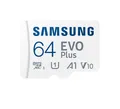 Produktbild: SAMSUNG EVO Plus microSD-Speicherkarte,  MB-MC64SA/EU, Memory Card