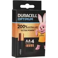 Produktbild: Duracell - Optimum Mignon (AA)-Batterie Alkali-Mangan 1.5 v 4 St.