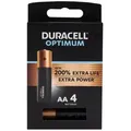 Produktbild: Duracell Optimum AA Mignon Alkaline-Batterien, 1.5V LR6 MX1500, 4er-Pack LR06