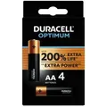 Produktbild: Duracell Optimum AA (MN1500/LR6) Batterie Mignon Batterien Blister 4
