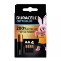 Produktbild: 4 Duracell Optimum Aa Lr6 Alkali-Batterien Mx1500 1.5V Exp 2032 4Bl NEU