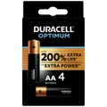 Produktbild: Duracell Optimum Mignon (AA)-Batterie Alkali-Mangan  1.5 V 4 St.