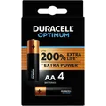 Produktbild: Duracell MN 1500 Optimum AA Mignon-Batterie 4er Blister
