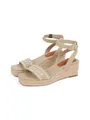 Produktbild: Tommy Hilfiger TOMMY HILFIGER ESPAD MID WEDGE Keilsandalette, Riemchensandale, Sommerschuh mit verstellbarer Schnalle