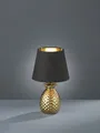 Produktbild: Pineapple Table Lamp, Floor Lamp, E14, 40w, Gold/black, Ceramic
