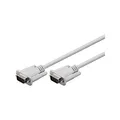 Produktbild: Goobay 68310 VGA auf VGA Kabel 2m / Monitorkabel / Full HD Bildschirmkabel / VGA Stecker 15 polig vernickelt / 2fach geschirmtes Monitor Kabel / Grau / 2m