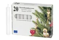 Produktbild: Christbaumkerzen 20 Stück weiß