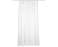 Produktbild: Vorhang mit Faltenband Crosta Leinenstruktur weiß 145x375 cm