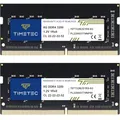 Produktbild: Timetec 16 GB (2x8 GB) DDR4 3200 MHz (PC4-3200AA) PC4-25600 SODIMM – Non-ECC Unbuffered, 260-Pin, 1,2 V CL22 Speichermodul für Laptops, Mini-PCs und All-in-One-Computer