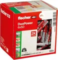 Produktbild: fischer DUOPOWER 6 x 50 - Spreizdübel - Beton - Metall - Grau - 50 mm - 6 mm