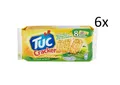Produktbild: 6x Tuc Cracker mit Rosmarin und aromatischen Kräutern gebacken Snack 250g