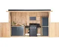 Produktbild: Grillhaus Konsta groß 337 x 95 cm natur