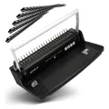 Produktbild: Genie Spiralbindegerät CB-820 inkl. Plastikbinderücken sw (Plastikkammbindung) (12181)